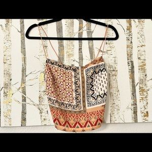 Tie back blouse. Size Small.